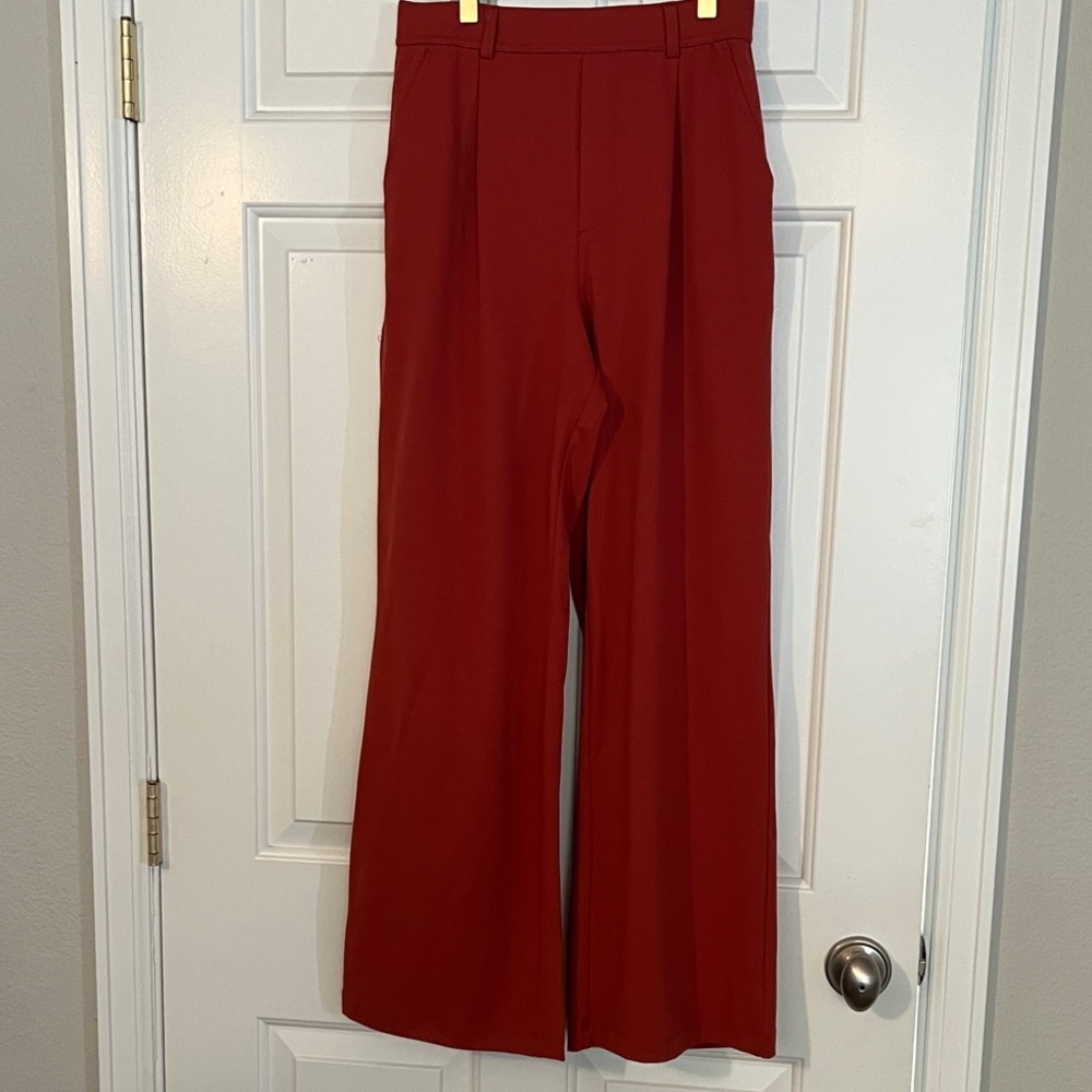HALARA Red Wide-Leg Women's Pants
